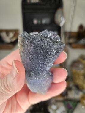 Blue Fluorite Raw Crystal Specimen